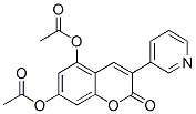 CAS#: 67210-67-7, 5,7-Diacetoxy-3-(3-Pyridyl)-2H-1-Benzopyran-2-One