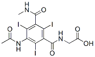 CAS 登录号：67227-34-3， N-[3-(乙酰氨基)-5-甲基氨基羰基-2,4,6-三碘苯甲酰基]甘氨酸