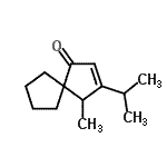 CAS#: 672295-30-6, 3-Isopropyl-4-methylspiro[4.4]non-2-en-1-one