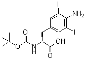 CAS#: 67230-47-1, 4-Amino-N-[(1,1-Dimethylethoxy)Carbonyl]-3,5-Diiodo-L-Phenylalanine