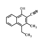 CAS#: 672305-99-6, 4-Ethyl-1-hydroxy-3-methyl-2-naphthonitrile