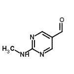 CAS 登录号：672307-83-4， 2-(甲基氨基)-5-嘧啶甲醛