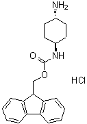 CAS#: 672310-17-7, 9H-Fluoren-9-ylmethyl (trans-4-aminocyclohexyl)carbamate hydrochloride (1:1)