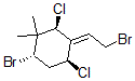 CAS 登录号：67237-02-9， (2S,3E,4S,6S)-6-溴-3-(2-溴亚乙基)-2,4-二氯-1,1-二甲基环己烷