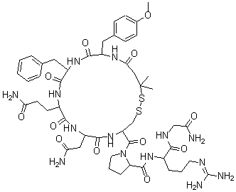 CAS#: 67269-08-3, 1-Deaminopenicillamine-2-(O-methyl-tyr)-argipressin