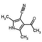 CAS#: 67271-65-2, 4-Acetyl-2,5-dimethyl-1H-pyrrole-3-carbonitrile