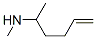 CAS 登录号：67293-12-3， N-甲基-5-己烯-2-胺