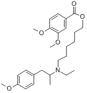 CAS#: 67293-37-2, 4-N-Ethyl-N-(6-Hydroxyhexyl)-4-Methoxy-alpha-Methyl-Phenethylamine 3,4-Dimethoxybenzoate (Ester)