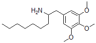 CAS#: 67293-51-0, alpha-Heptyl-3,4,5-Trimethoxybenzeneethanamine