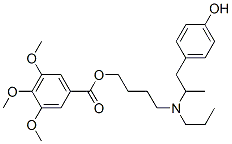 CAS 登录号：67293-62-3， 3,4,5-三甲氧基苯甲酸 4-[N-[2-(4-羟基苯基)-1-甲基乙基]-N-丙基氨基]丁酯