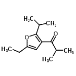 CAS 登录号：672932-73-9， 1-(5-乙基-2-异丙基-3-呋喃基)-2-甲基-1-丙酮