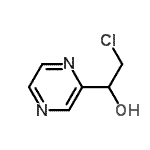 CAS#: 672950-04-8, 2-Chloro-1-(2-pyrazinyl)ethanol