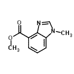 CAS 登录号：672957-91-4， 甲基1-甲基-1H-苯并咪唑-4-羧酸酯