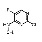 CAS#: 67316-43-2, 2-Chloro-5-fluoro-N-methyl-4-pyrimidinamine