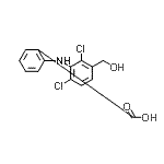 CAS#: 67318-61-0, 2-{[2,6-Dichloro-3-(hydroxymethyl)phenyl]amino}benzoic acid
