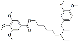CAS#: 67328-99-8, 3,4,5-Trimethoxybenzoic Acid 6-[Ethyl[2-(3,4-Dimethoxyphenyl)-1-Methylethyl]Amino]Hexyl Ester
