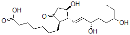 CAS 登录号：67355-92-4， 18-羟基前列腺素 E1