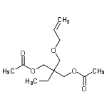 CAS 登录号：67385-16-4， 2-(乙酰氧基甲基)-2-[(烯丙氧基)甲基]丁基乙酸酯