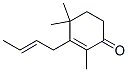 CAS 登录号：67401-25-6， (Z)-3-(2-丁烯基)-2,4,4-三甲基环己-2-烯-1-酮