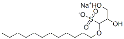 CAS 登录号：67409-24-9， 月桂基甘油醚磺酸钠