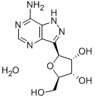 CAS 登录号：6742-12-7， 7-氨基-3-beta-D-呋喃核糖基-1H-吡唑并[4,3-d]嘧啶单水合物