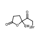 CAS 登录号：67431-08-7， 5-(溴乙酰基)-5-甲基二氢-2(3H)-呋喃酮