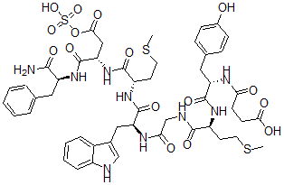 CAS 登录号：67436-51-5， 去氨基促胰酶素八肽