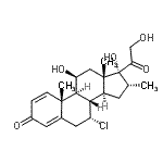 CAS#: 67452-97-5, (7alpha,8xi,11beta,16alpha)-7-Chloro-11,17,21-trihydroxy-16-methylpregna-1,4-diene-3,20-dione