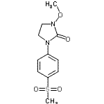 CAS#: 67461-86-3, 1-Methoxy-3-[4-(methylsulfonyl)phenyl]-2-imidazolidinone