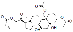 CAS#: 67463-05-2, (14beta,17R)-3beta,5beta,14,19,21-Pentahydroxypregnan-20-One 21-Acrylate 3,19-Diacetate