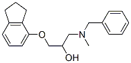 CAS 登录号：67465-82-1， 1-(N-苄基-N-甲基氨基)-3-(4-茚满基氧基)-2-丙醇