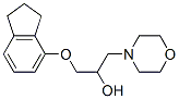 CAS 登录号：67465-90-1， 1-(4-茚满基氧基)-3-吗啉基-2-丙醇