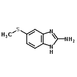 CAS#: 67469-01-6, 5-(Methylsulfanyl)-1H-benzimidazol-2-amine