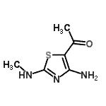 CAS 登录号：674807-17-1， 1-[4-氨基-2-(甲基氨基)-1,3-噻唑-5-基]乙酮