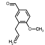 CAS 登录号：67483-48-1， 3-烯丙基-4-甲氧基-苯甲醛