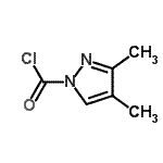 CAS#: 67514-63-0, 3,4-Dimethyl-1H-pyrazole-1-carbonyl chloride