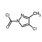 CAS#: 67514-72-1, 4-Chloro-3-methyl-1H-pyrazole-1-carbonyl chloride
