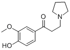 CAS 登录号：67516-53-4， 1-(4-羟基-3-甲氧基苯基)-3-(1-吡咯烷基)-1-丙酮