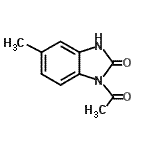 CAS 登录号：67520-98-3， 1-乙酰基-5-甲基-1,3-二氢-2H-苯并咪唑-2-酮