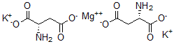 CAS 登录号：67528-13-6， L-天冬氨酸钾镁盐
