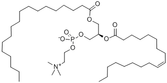 CAS 登录号：6753-56-6， 1-硬脂酰-2-油酰基-Sn-甘油-3-磷酰胆碱