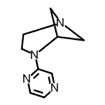 CAS 登录号：675591-28-3， 4-(2-吡嗪基)-1,4-二氮杂双环[3.1.1]庚烷