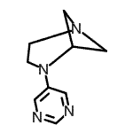 CAS 登录号：675591-29-4， 4-(5-嘧啶基)-1,4-二氮杂双环[3.1.1]庚烷