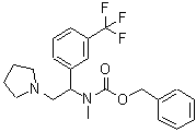 CAS 登录号：675602-69-4， 甲基{2-(1-吡咯烷基)-1-[3-(三氟甲基)苯基]乙基}氨基甲酸苄酯