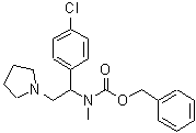 CAS#: 675602-70-7, Benzyl [1-(4-chlorophenyl)-2-(1-pyrrolidinyl)ethyl]methylcarbamate