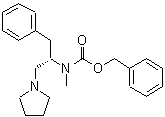 CAS#: 675602-74-1, Benzyl methyl[(2S)-1-phenyl-3-(1-pyrrolidinyl)-2-propanyl]carbamate