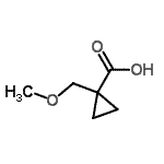 CAS#: 67567-55-9, 1-(Methoxymethyl)cyclopropanecarboxylic acid