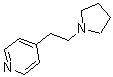 CAS 登录号：67580-65-8， 4-(2-吡咯烷-1-基乙基)吡啶