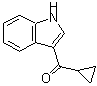 CAS 登录号：675834-79-4， 环丙基(1H-吲哚-3-基)甲酮