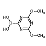 CAS 登录号：675880-39-4， (4,6-二甲氧基-1,3,5-三嗪-2-基)硼酸
